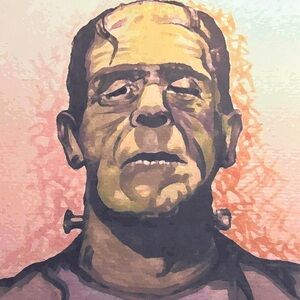 Frankenstein's Monster Art Print 8x10